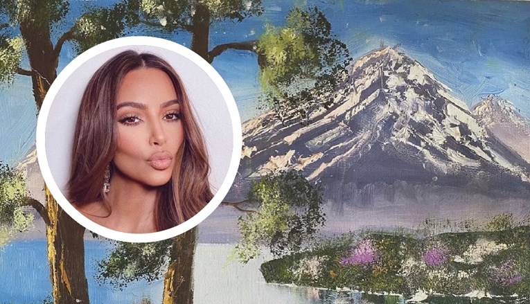 Kim Kardashian tvrdi da je ovo naslikala North (7), hejteri je ne puštaju na miru