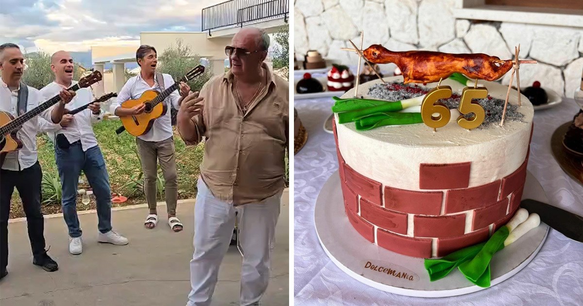 Kerum uz svirače proslavio 65. rođendan, pogledajte kakvu je tortu imao