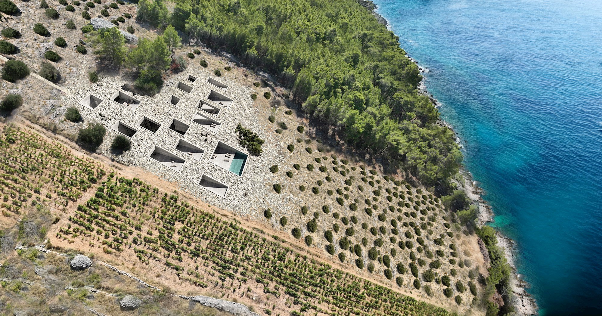 Podzemna vila iz budućnosti. Hvarski projekt Subterram u finalu svjetskog izbora