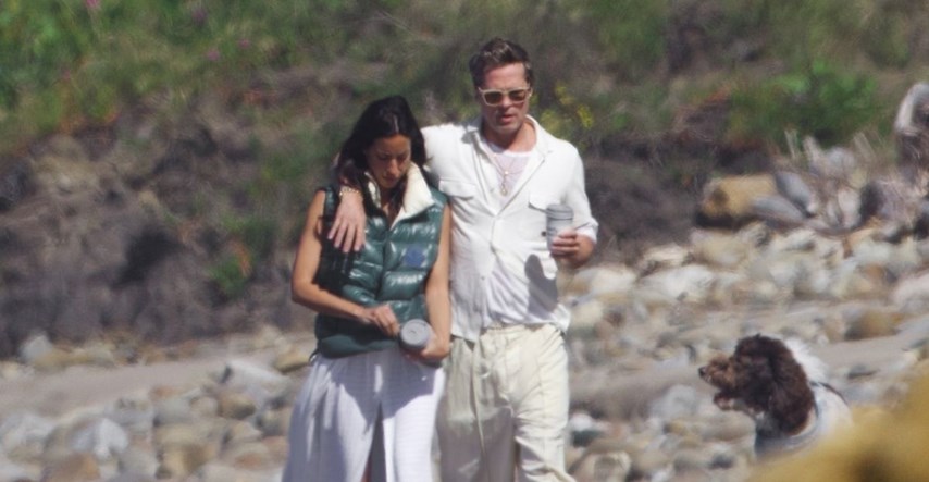 Brad Pitt snimljen u šetnji plažom s 30 godina mlađom djevojkom