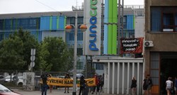 Ispred Plinacroa u Zagrebu prosvjed protiv LNG-a na Krku, uhićen aktivist
