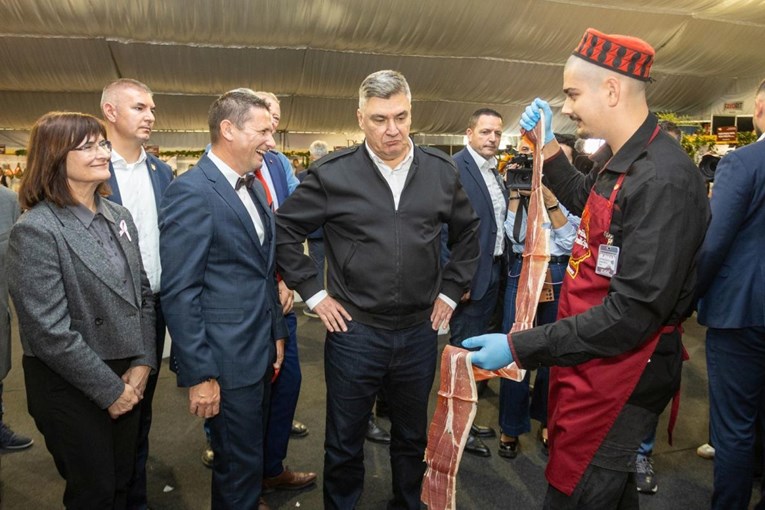 Milanović primio domaće proizvođače pršuta