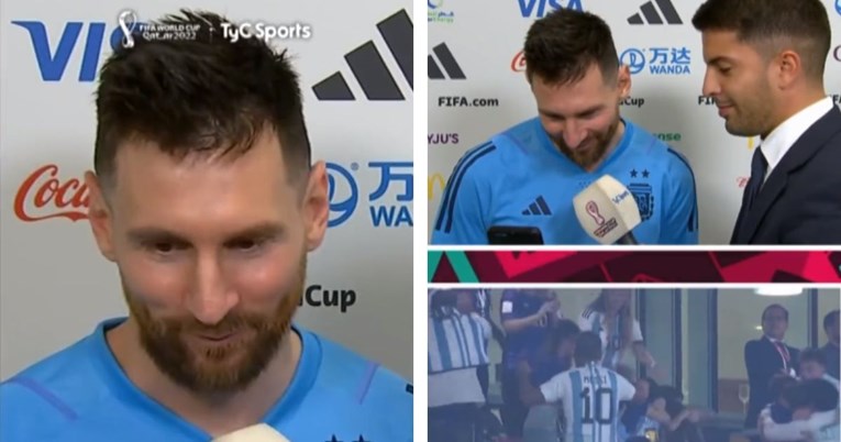 VIDEO Messija skoro rasplakao video koji mu je novinar pokazao nakon utakmice