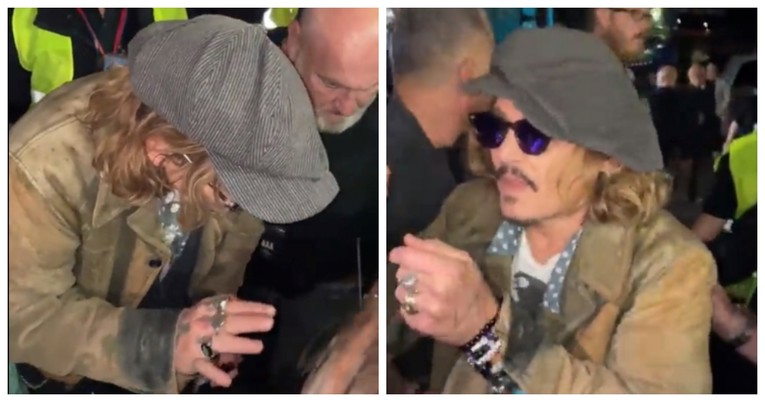 Johnny Depp se s obožavateljem šalio na račun svog odsječenog prsta, video postao hit