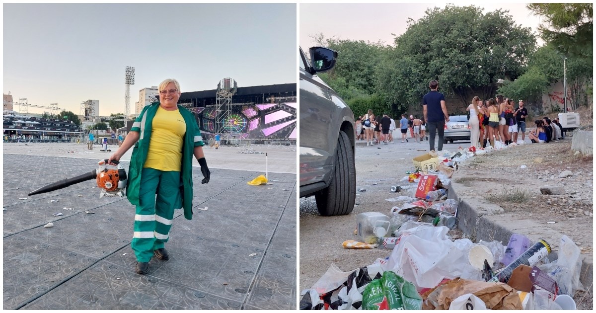 FOTO I VIDEO Radnici Čistoće od jutra čiste Park mladeži, pogledajte kako to izgleda