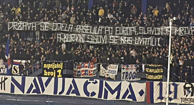 Torcida u Zagrebu: Za Ligu prvaka prodali ste dušu. Zakon braće
