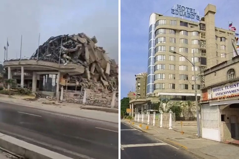 ВИДЕО: Земјотреси уништија хотел во Венецуела