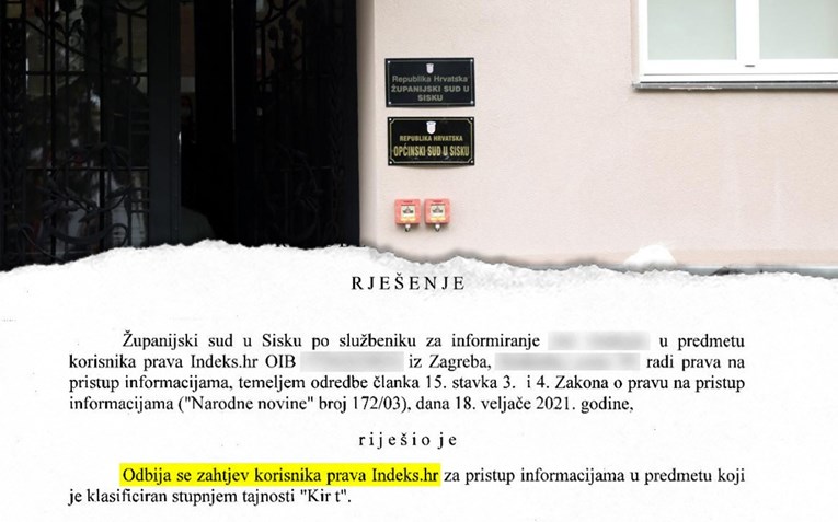 Sud u Sisku Indexu odbio reći koji je sudac 2015. zaštitio uhićenog suca Kovačića