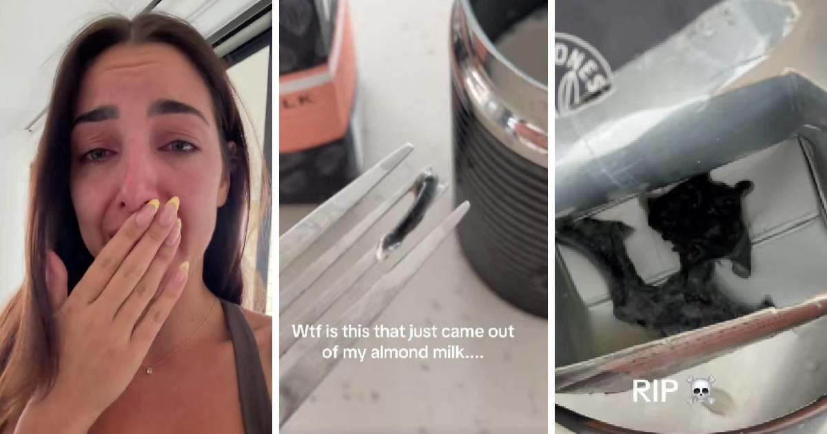 Australka u bademovom mlijeku našla crnu nakupinu: "Ne mogu vjerovati da sam to pila"