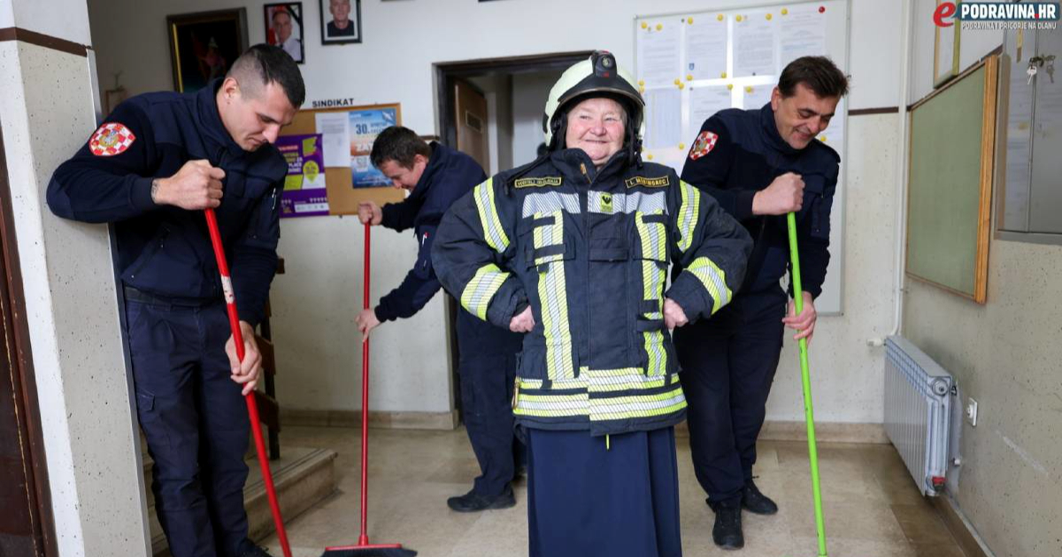Katica, "druga mama" koprivničkih vatrogasaca odlazi u mirovinu: "Ja bih još radila"