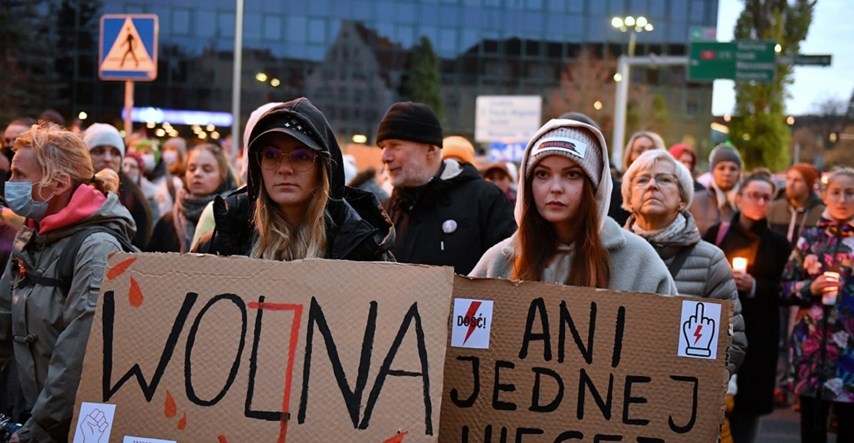 Poljakinje prosvjedovale protiv strogog zakona o pobačaju