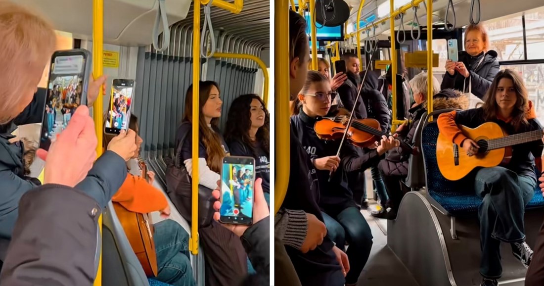 "Nešto ljepše dugo nisam vidjela": Sarajevski učenici u busu odsvirali Montenov hit