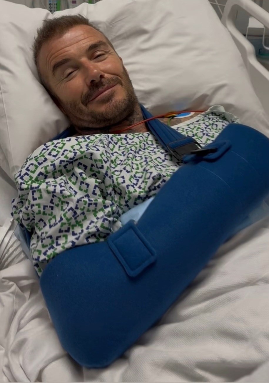"Tata, ozdravi brzo": David Beckham završio u bolnici