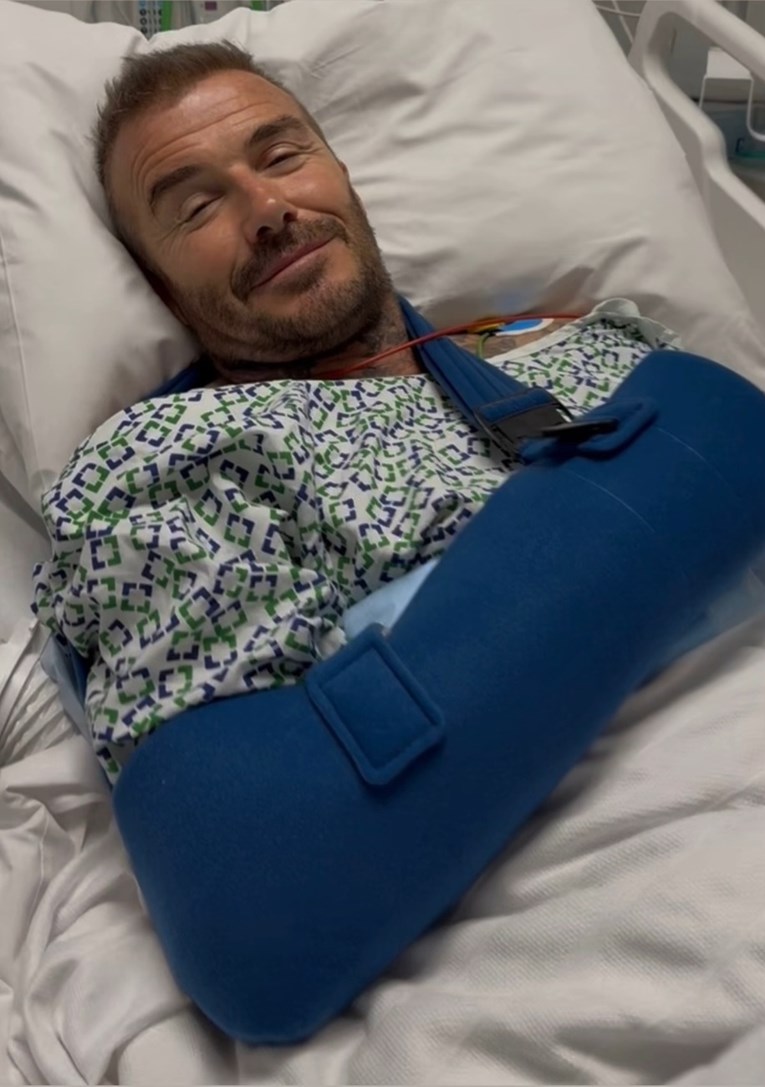 "Tata, ozdravi brzo": David Beckham završio u bolnici