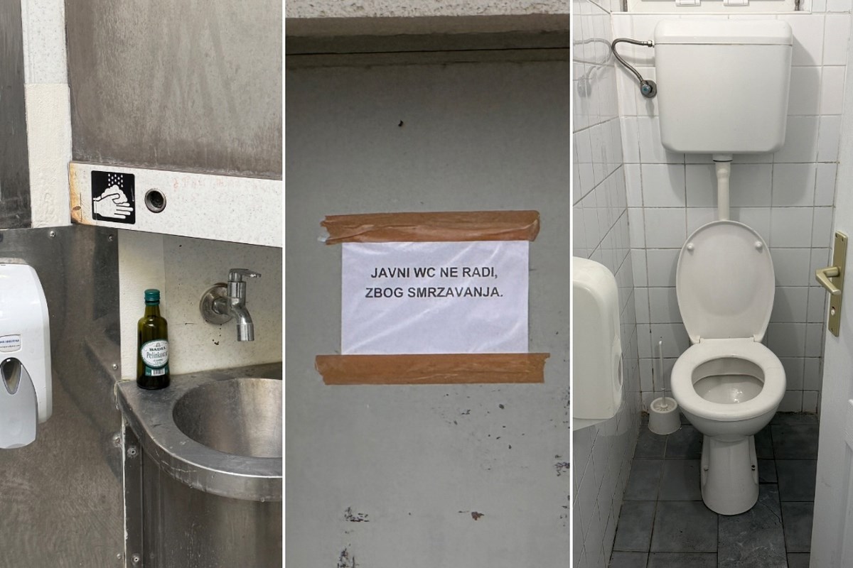 Obišli smo javne WC-e u Zagrebu. U jednom "bombica" pelinkovca, drugi se smrznuo...