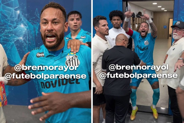 VIDEO Neymar poludio nakon pobjede. Držali su ga dok je urlao i provocirao plesom