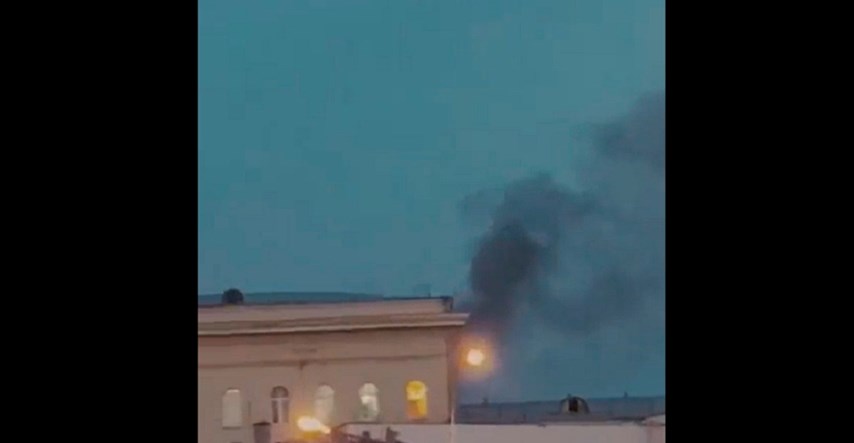 VIDEO Izbio požar u zgradi ruskog ministarstva obrane u Moskvi