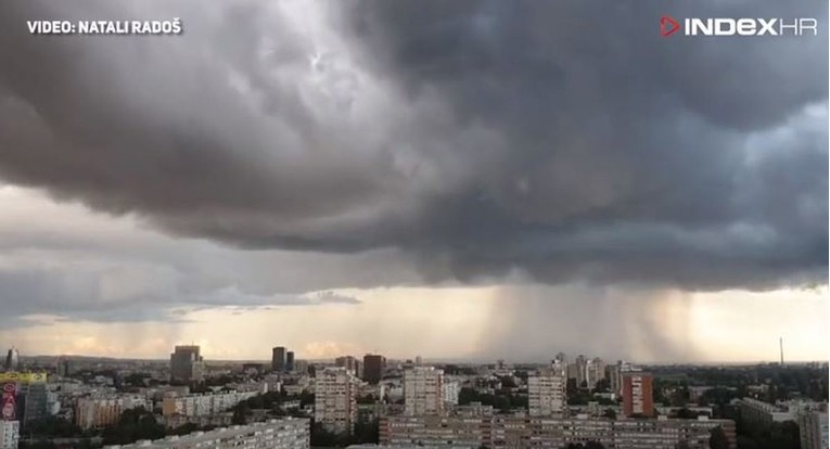 Nevrijeme nad Zagrebom: Nevjerojatni timelapse stvaranja kiše i oblaka
