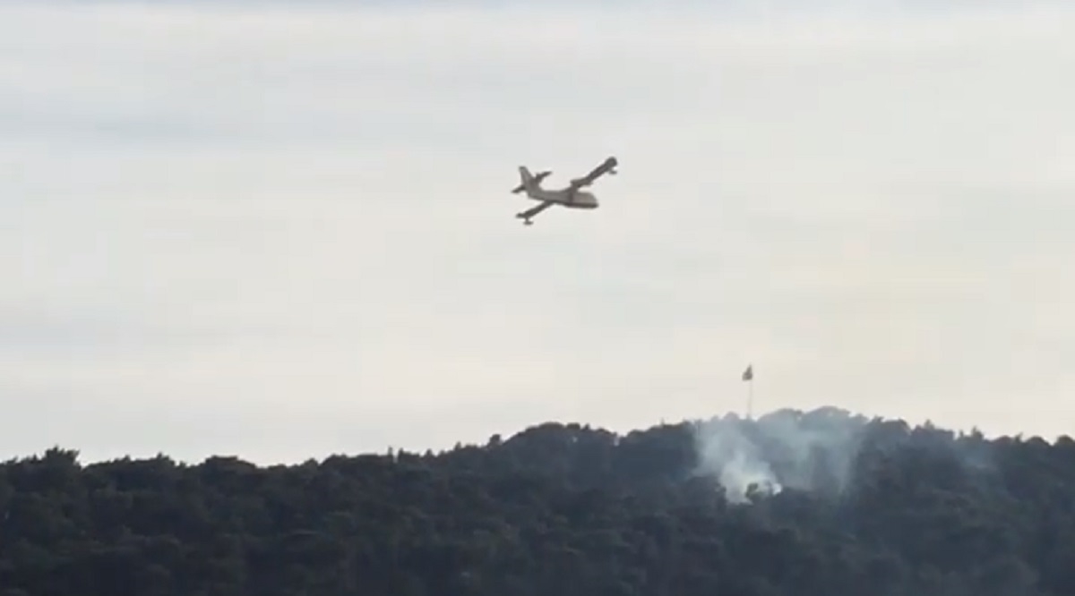 VIDEO Požar na splitskom Marjanu