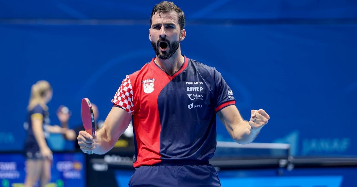 Hrvatski stolnotenisači ušli u četvrtfinale EP-a i došli na korak od medalje