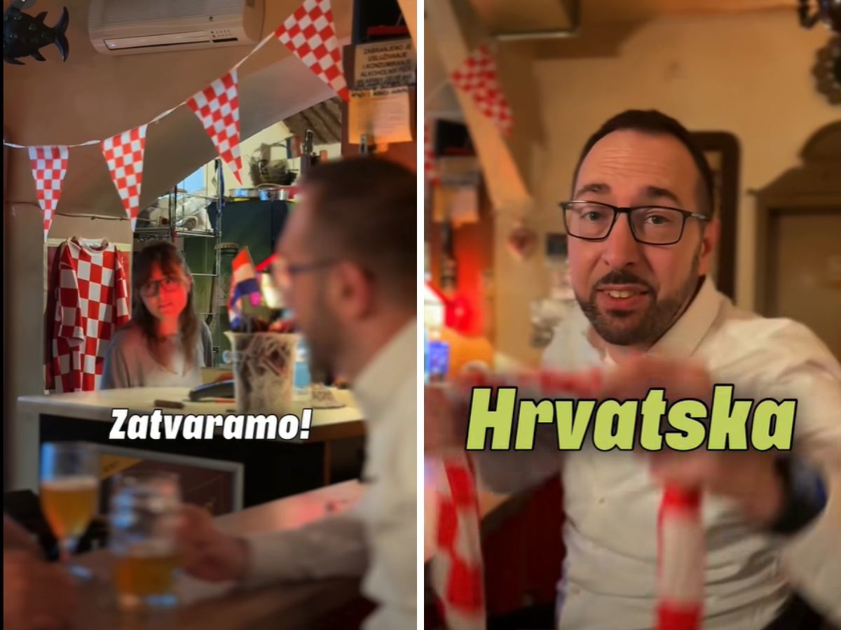VIDEO Tomašević na pivu, konobarica kaže da je zadnja runda. On: Nije, igra Hrvatska