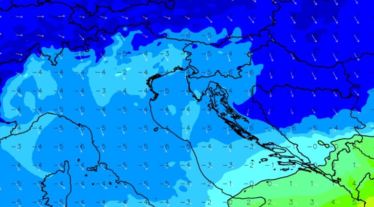 Objavljene karte, evo kada i gdje će u Hrvatskoj biti snijega