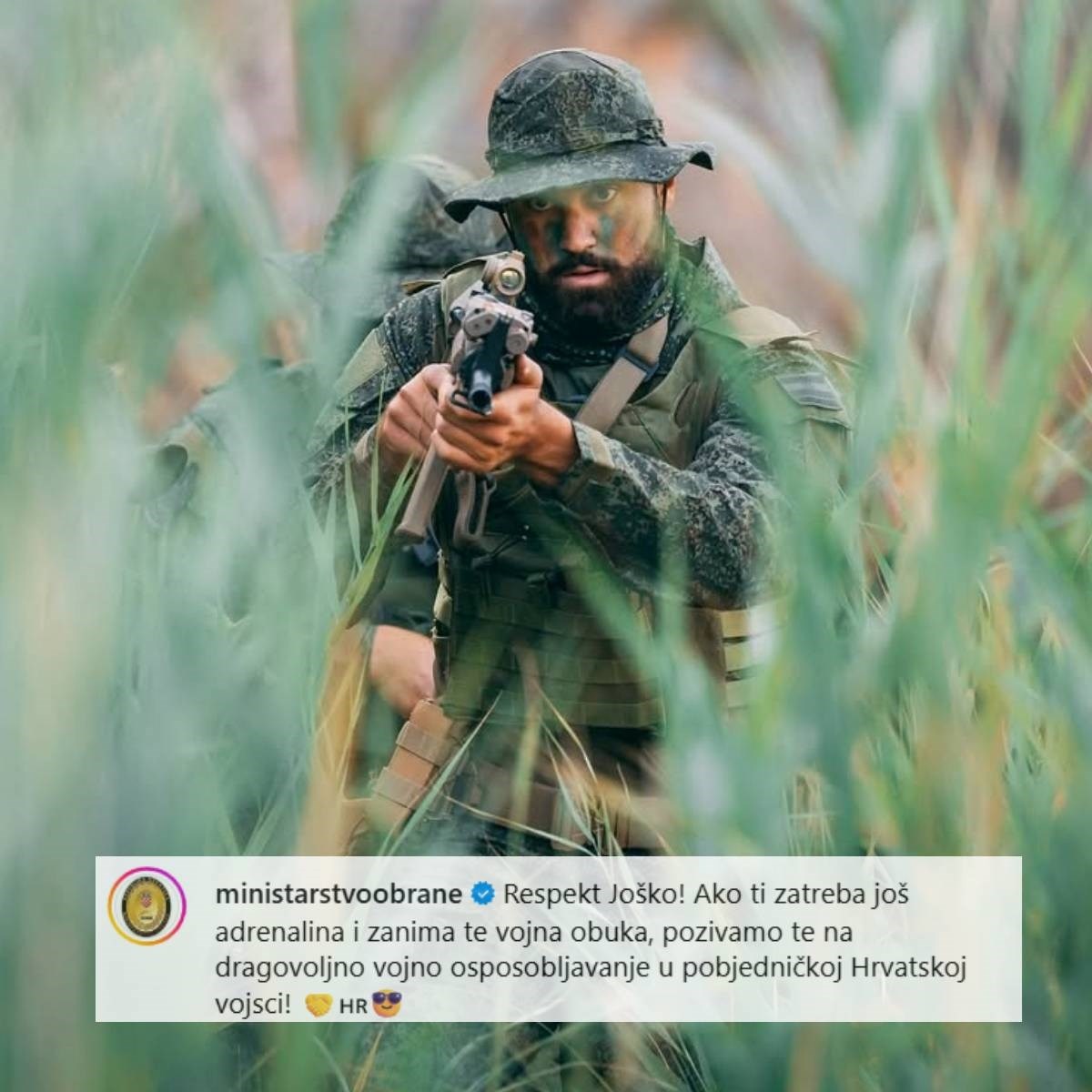 Gvardiol je na Velebitu živio kao komandos, sad mu se na Instagramu javio MORH