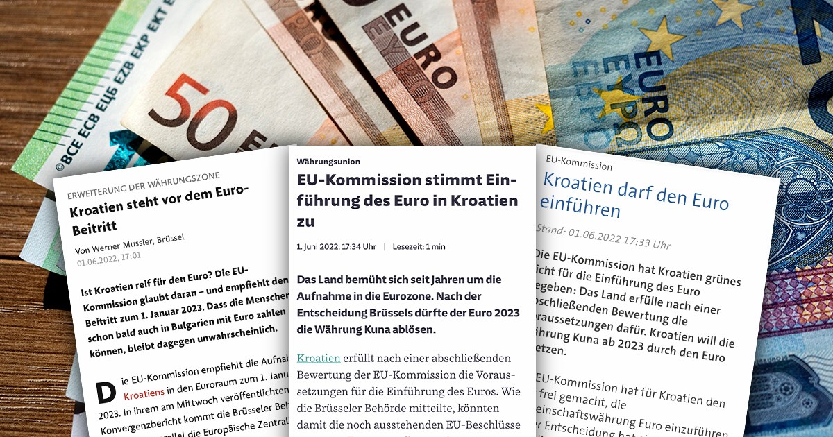 Njemački mediji: Hrvatska ispunjava kriterije za euro, ulazak će joj ojačati turizam