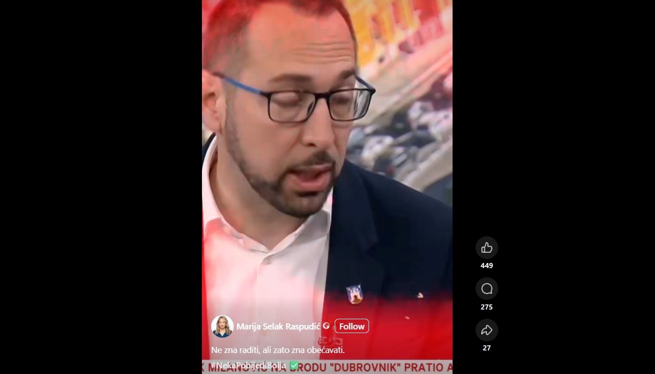 Selak Raspudić objavila video Tomaševića