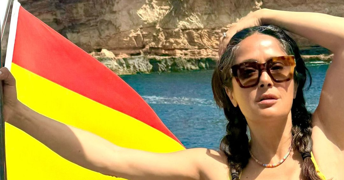 "Zgodna": Salma Hayek objavila fotku u žutom badiću, oduševila fanove na Instagramu