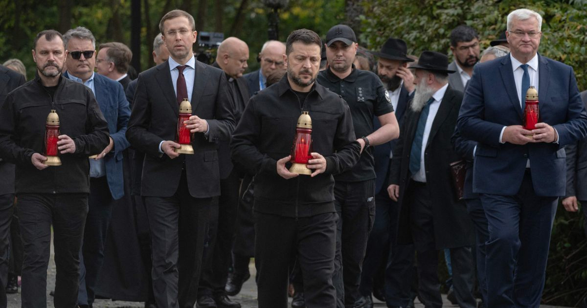 Zelenski na 85. obljetnici masakra Židova u Ukrajini