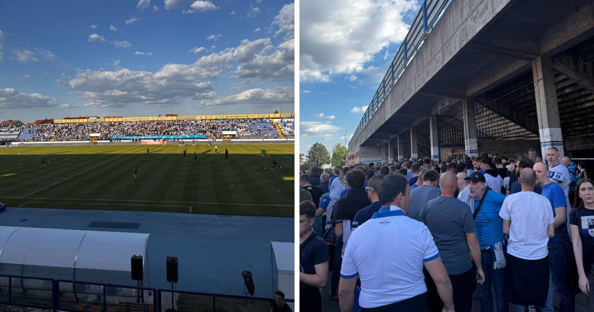 OD 18:45 Ako Vukovar izgubi, ispada iz SHNL-a. Kohorta sprema veliku koreografiju