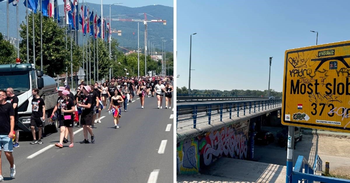 FOTO Na Mostu slobode u Zagrebu jučer tisuće ljudi, danas potpuna tišina