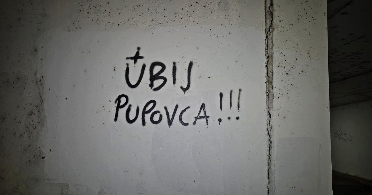 Zagrebačka policija se oglasila o prijetnjama Pupovcu ispisanima u pothodniku