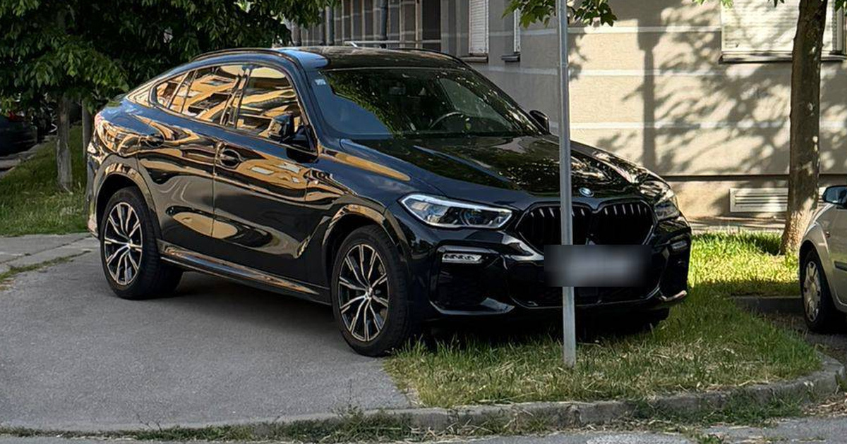 FOTO Pogledajte kako je parkirao BMW x6 u Zagrebu. "Nemoguća količina bahatosti"