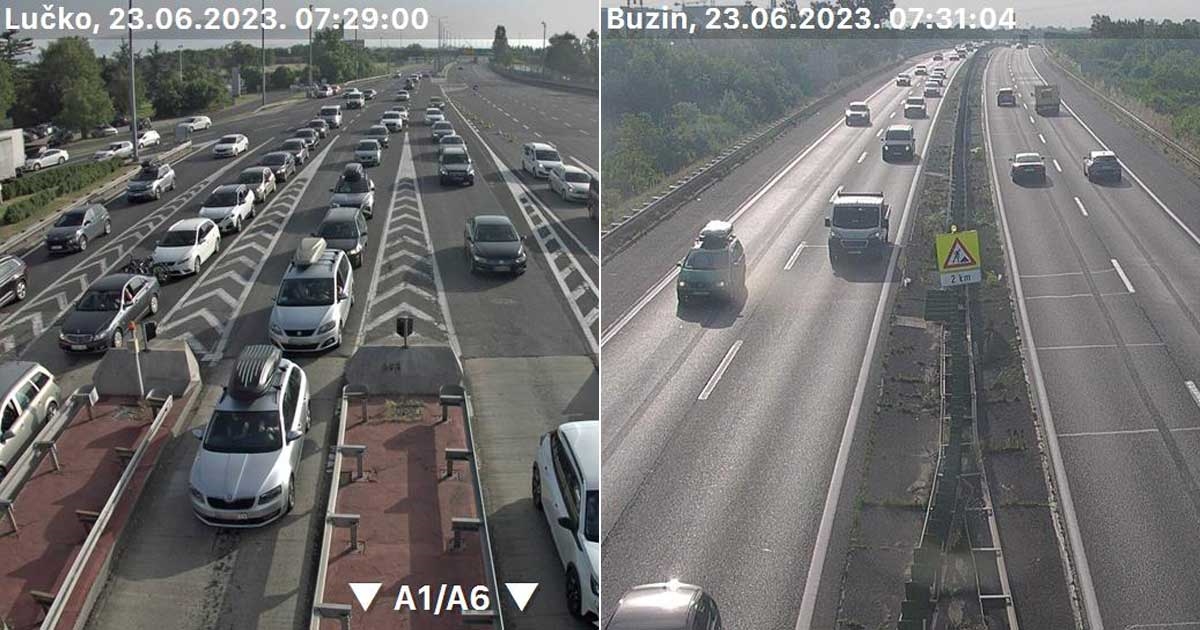 Jutros nema gužvi na cestama prema moru