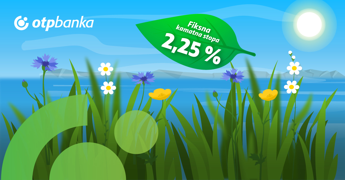 Pospremanje financija uz kamatnu stopu od 2,25 % na oročenu štednju u OTP banci