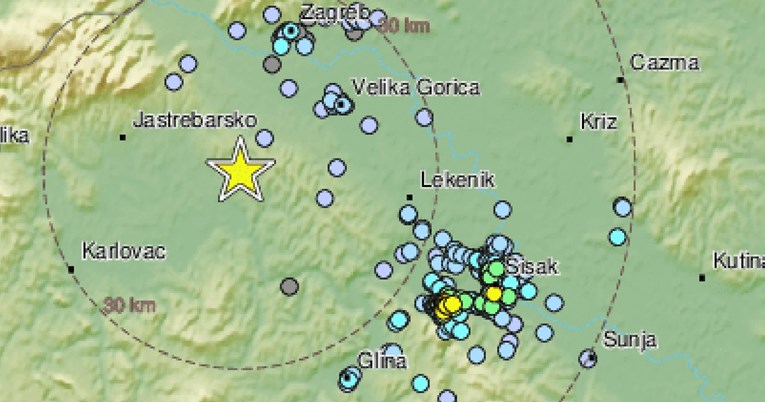 Seizmološka služba: Baniju zatresao potres jačine 3.1 po Richteru