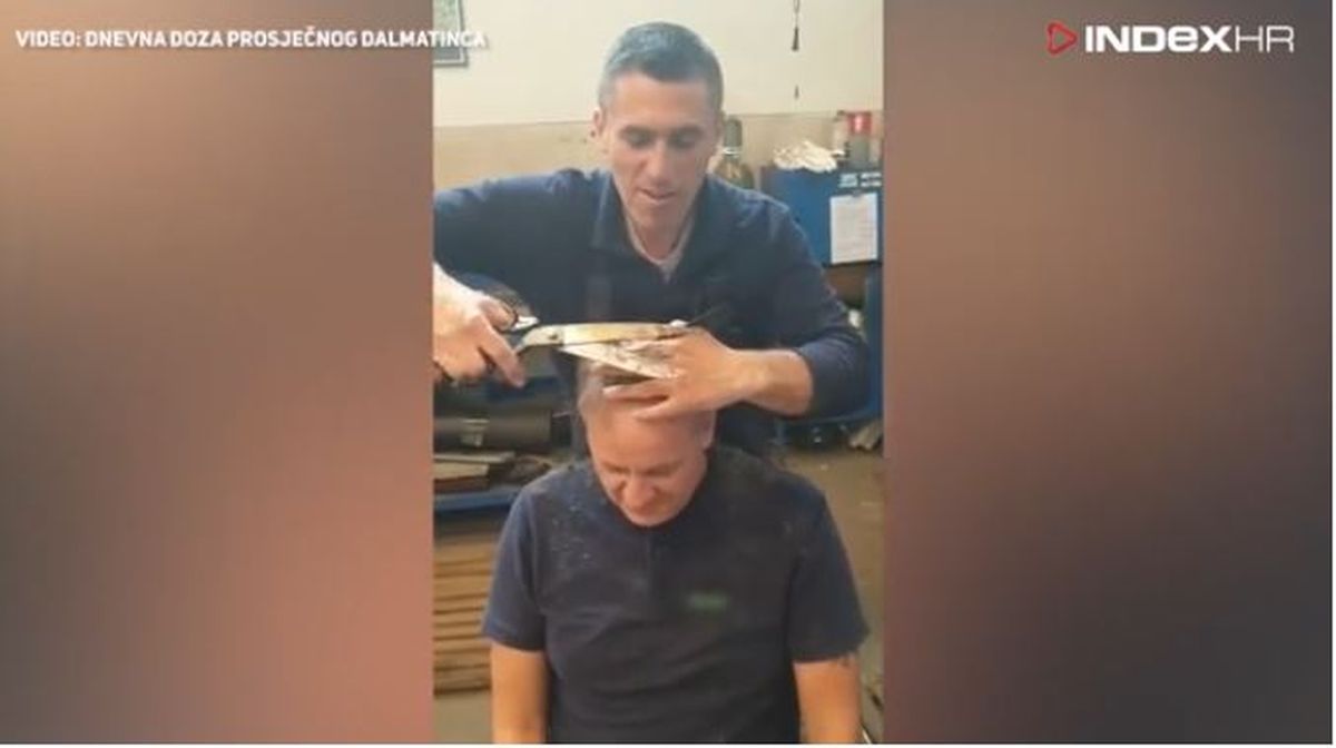 Šišanje u doba korone: Video iz Dalmacije pokazao kako se u karanteni sređuje frizura