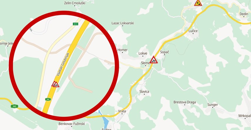 Šleper se prevrnuo na autocesti Zagreb - Rijeka