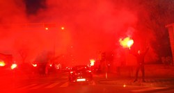 Lude scene s Baldekina, Funcuti zapalili ulice zbog prvaka Dalmacije