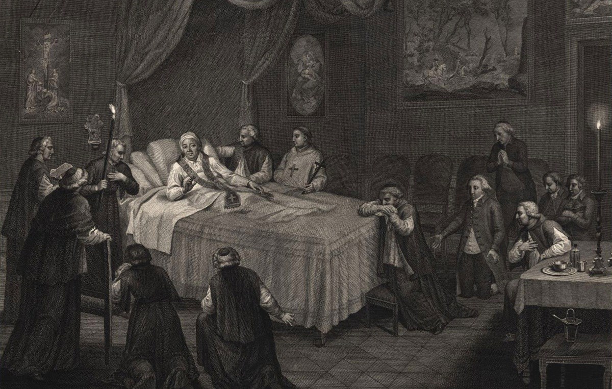 Francuzi su tada zarobili papu i poslali ga na iscrpljujuće putovanje. Uskoro je umro