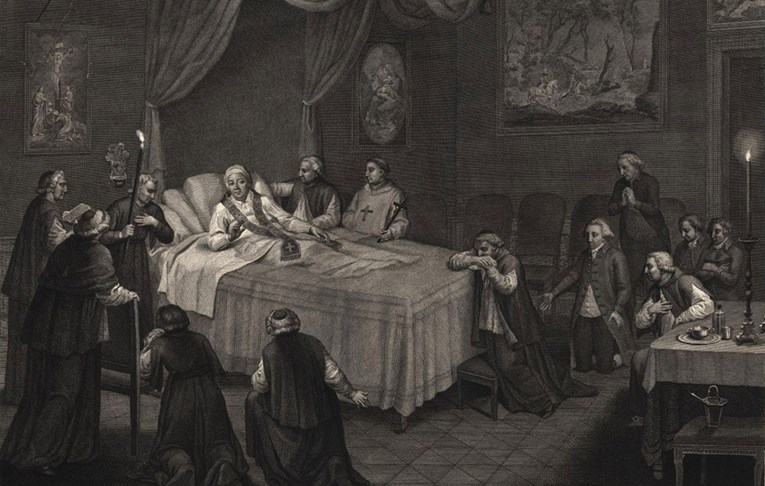 Francuzi su tada zarobili papu i poslali ga na iscrpljujuće putovanje. Uskoro je umro