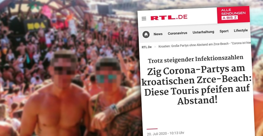 German RTL horrified by Zrce parties: "Will it become a new COVID-19 hotspot?"