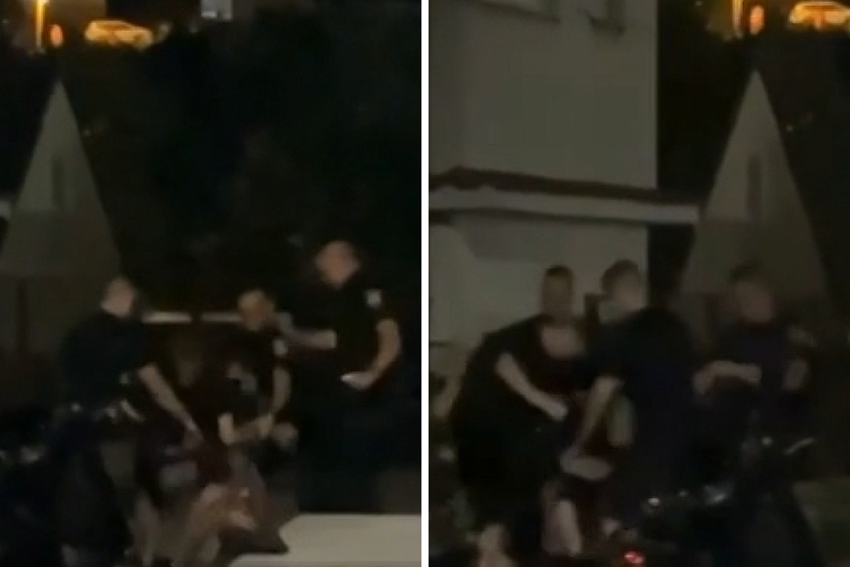 Objavljena snimka: Mladić u Splitu slomio zub policajcu, oni ga iscepelirali