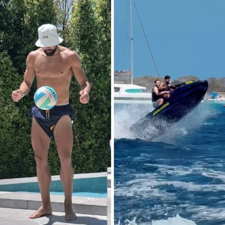 Joško Gvardiol se pohvalio fotografijama s Ibize, vozio se jet skijem