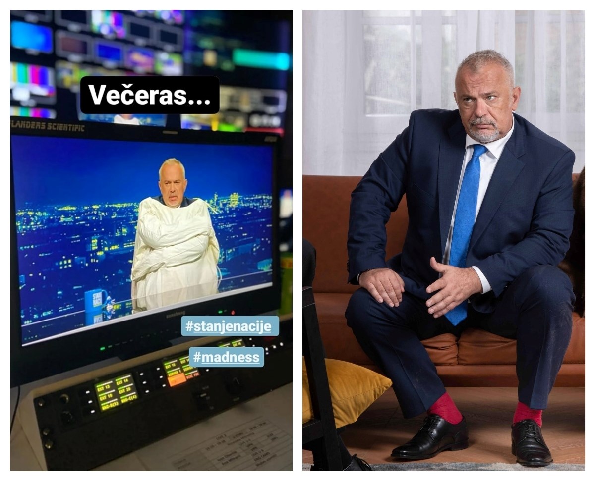 Šprajc se nakon bolesti na TV ekrane vratio u luđačkoj košulji i oduševio gledatelje