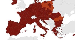 Objavljena najnovija korona-karta EU