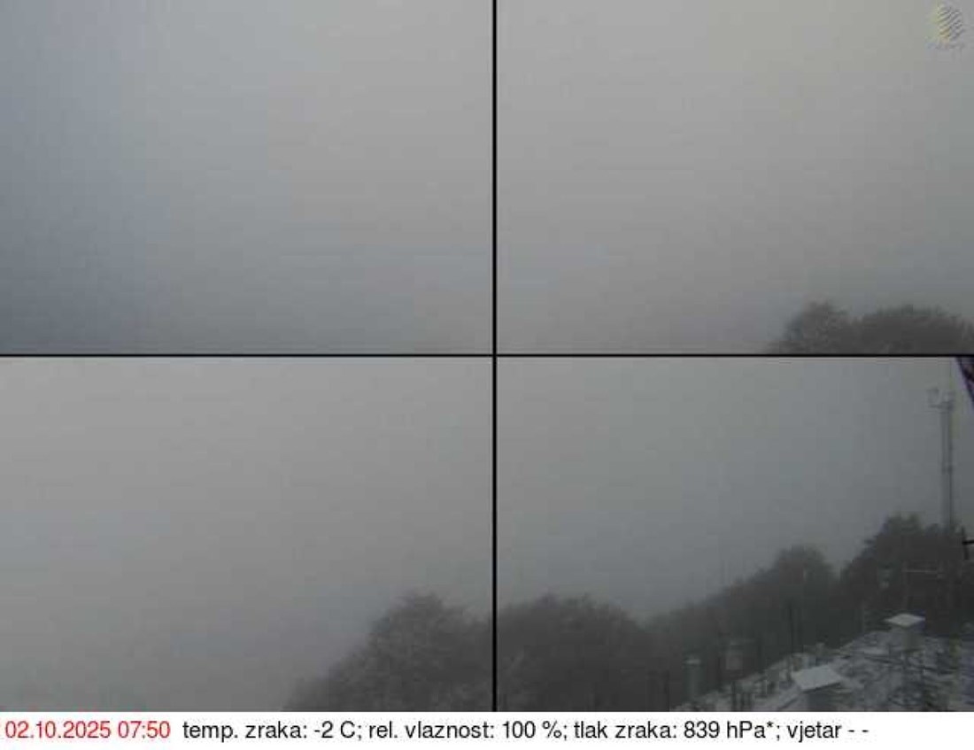 FOTO Na Zavižanu pao snijeg