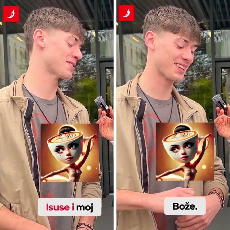 VIDEO Čim smo mu pokazali viralnu fotku, dečko je viknuo: "Isuse i moj Bože"